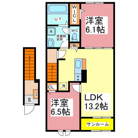 カーサ・コルーテ　新庄の物件間取画像